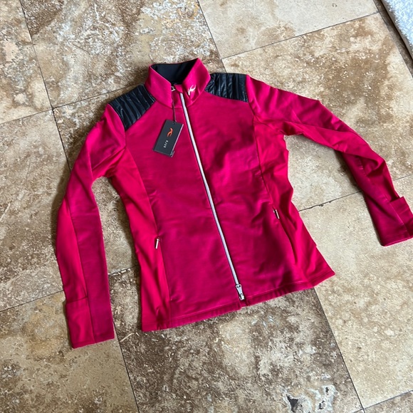 KJUS Radun Mid layer Jacket in Fuscia NEW WITH TAGS - Picture 2 of 8